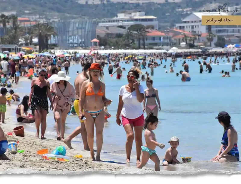 پلاژ آلاچاتی بیکینی نارنجی